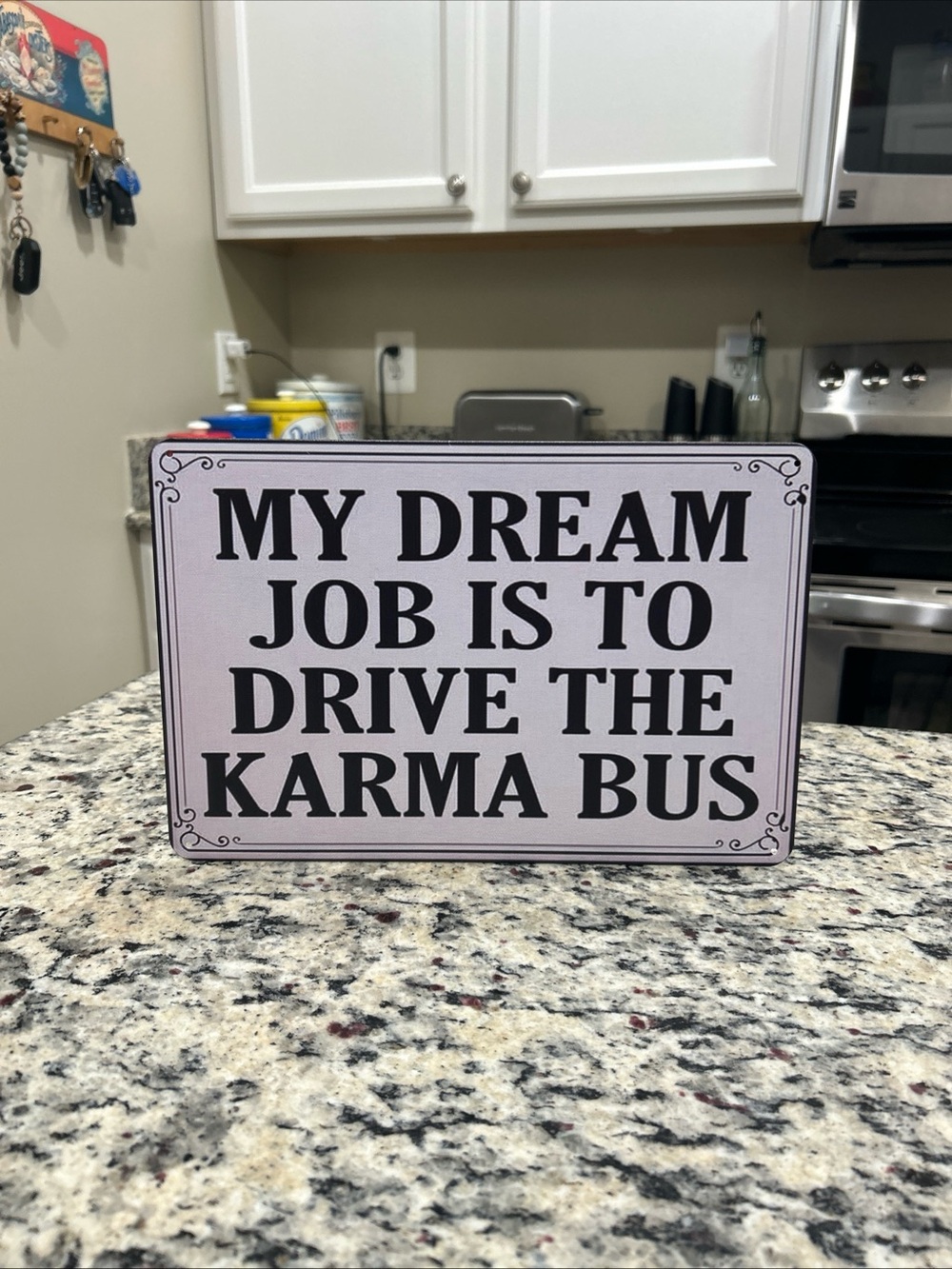 Funny My Dream Job Is To Drive The Karma Tin Metal Signs Home Décor 8x12